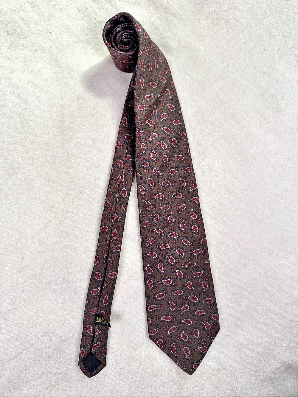 Vintage Paisley Silk Tie